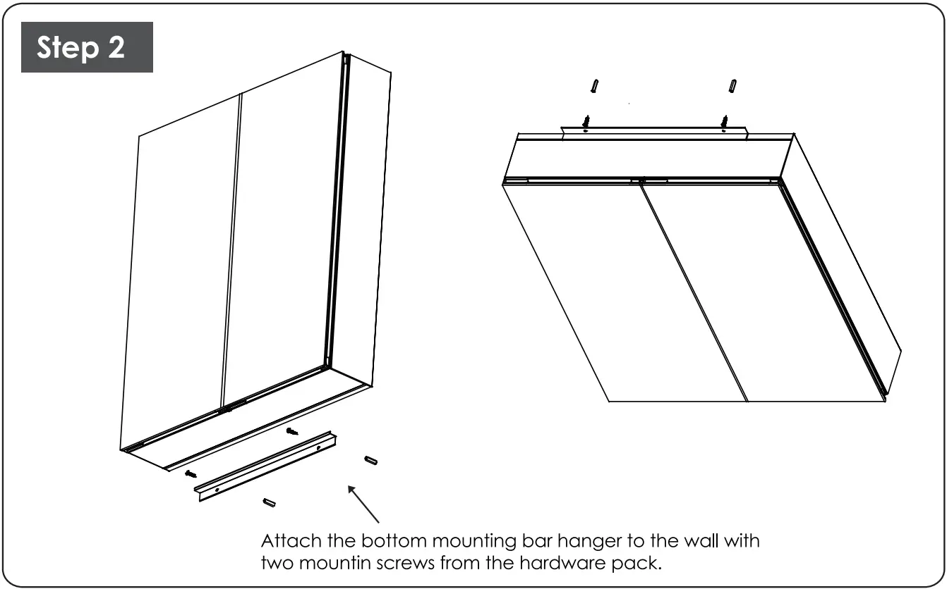 MOVO MC635 Aluminum Medicine Cabinet - fig9