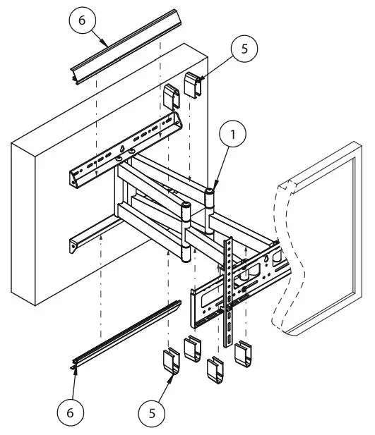 B-TECH-AV-MOUNTS-BT8237-Flat-Screen-Articulating-Wall-Mount-FIG-11