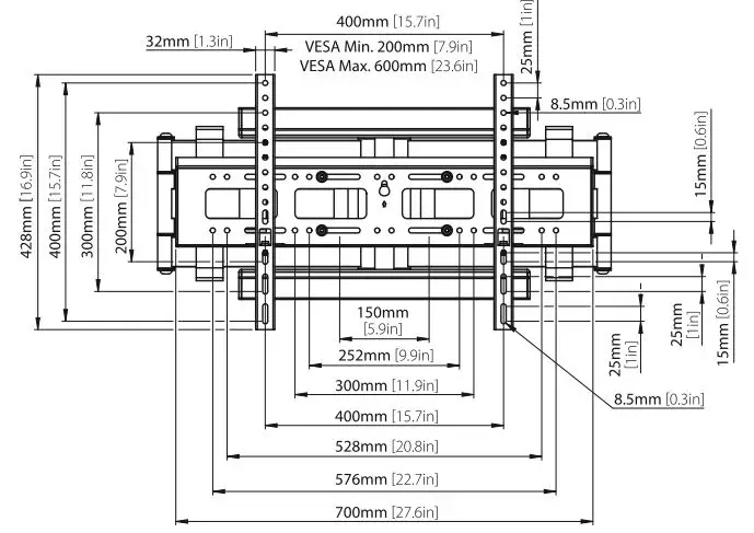 B-TECH-AV-MOUNTS-BT8237-Flat-Screen-Articulating-Wall-Mount-FIG-12