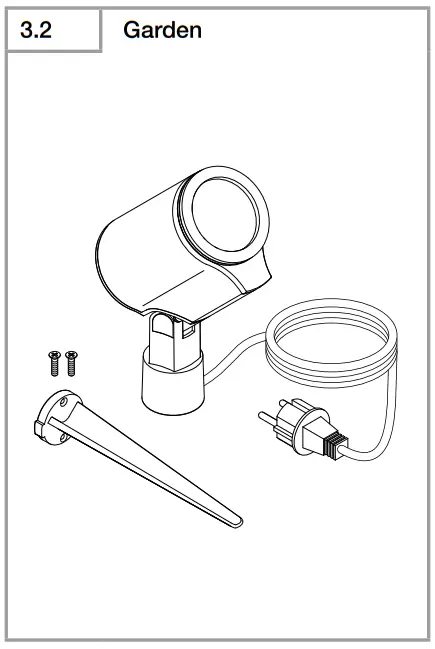 steinel 058661 Spot Way Outdoor Illuminator Smart Light - Fig1