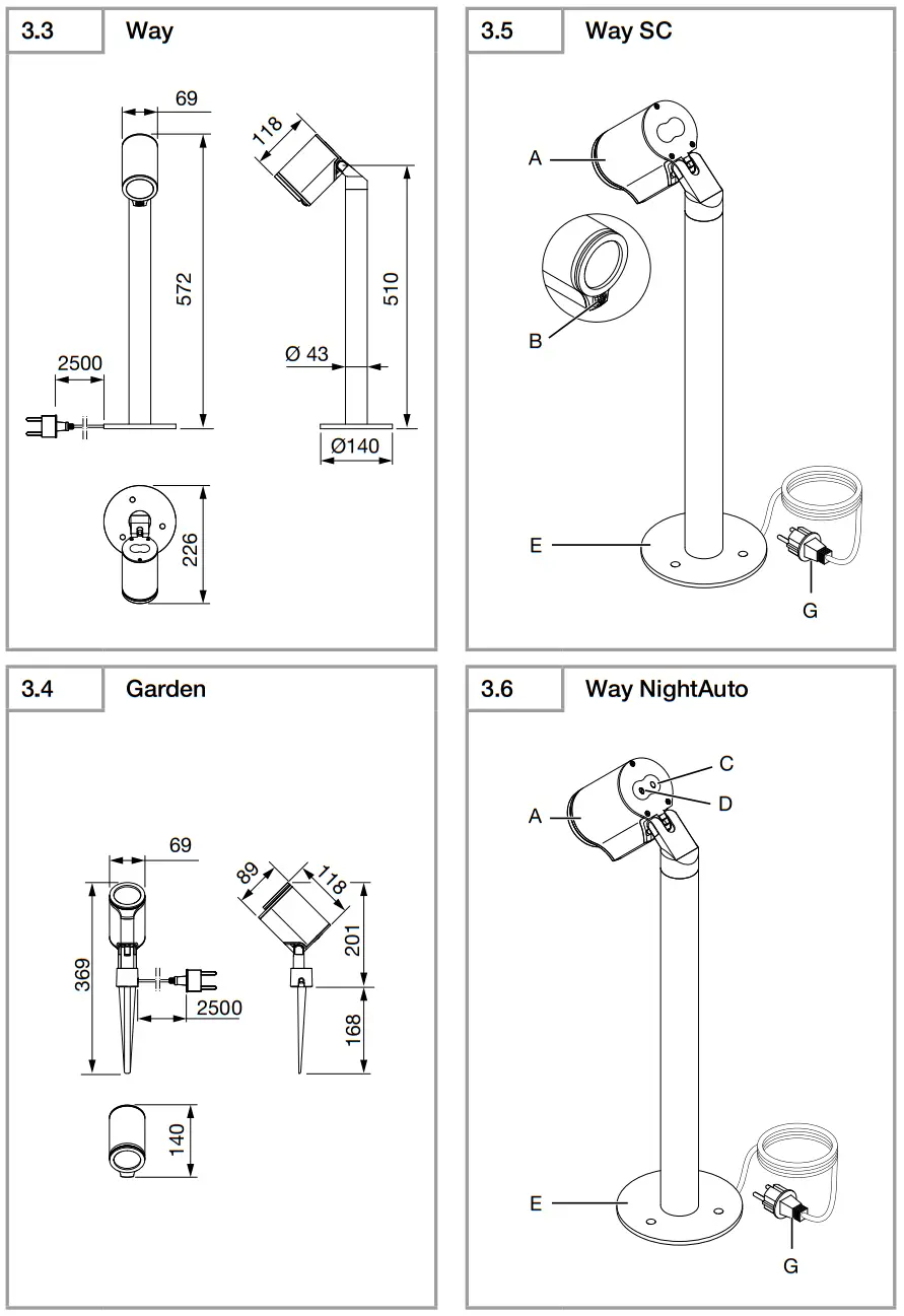 steinel 058661 Spot Way Outdoor Illuminator Smart Light - Fig2