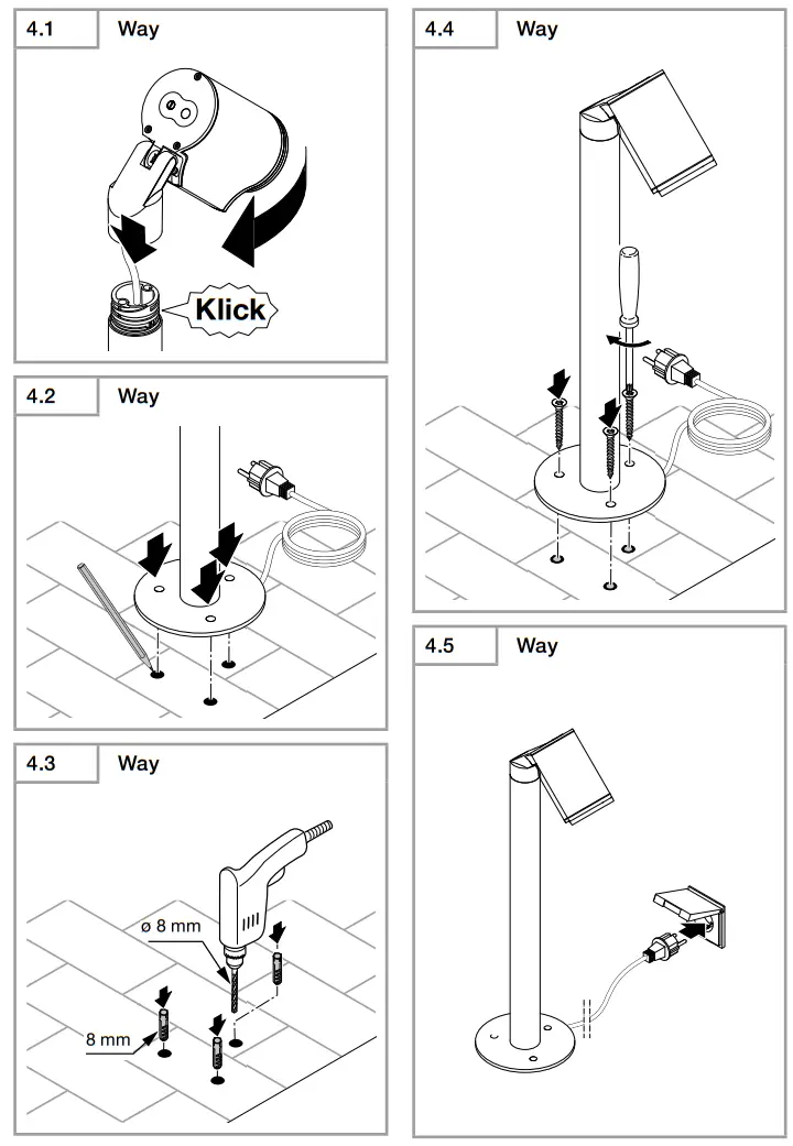 steinel 058661 Spot Way Outdoor Illuminator Smart Light - Fig5