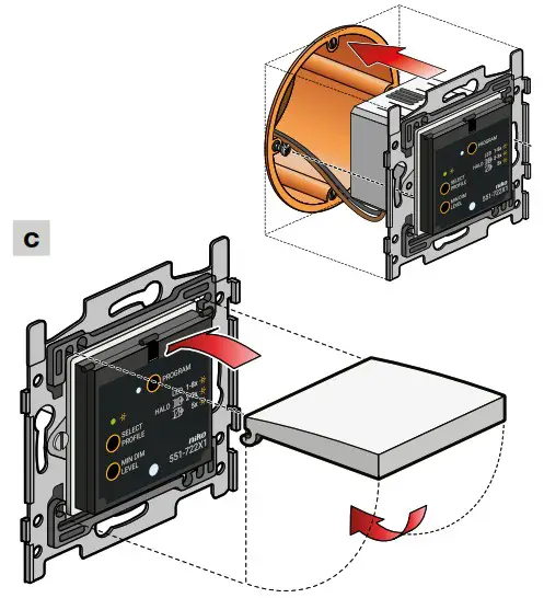niko Connected Dimmer 3 200W 2 Wire - Installation 2