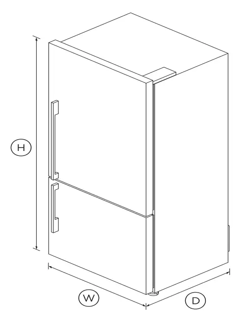 FISHER PAYKEL E522BRWFD5 N Freestanding Refrigerator - Fige