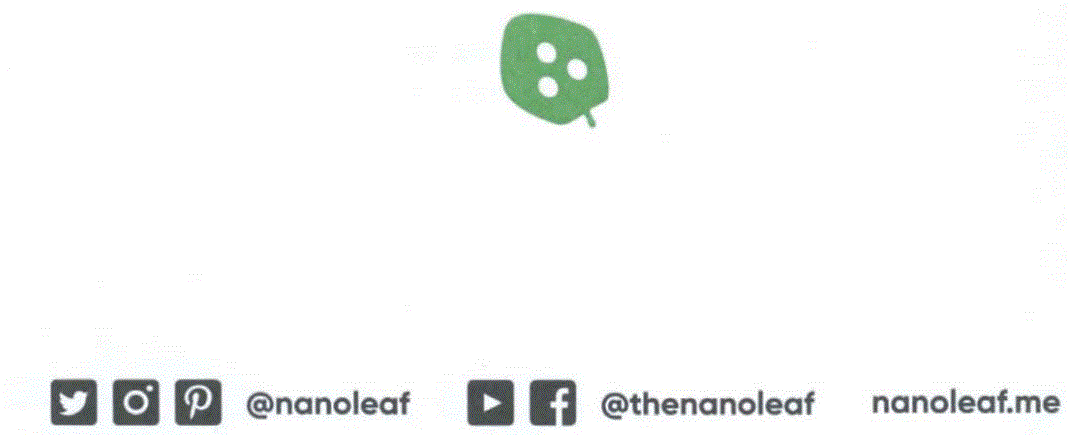 nanoleaf Shapes Triangles Expansion Pack- 3 Pack User Guide - Social media icon