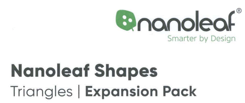 nanoleaf Shapes Triangles Expansion Pack- 3 Pack User Guide