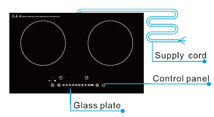 VEVOR XM-DX9 Electric Induction Cooktop Built-In Stove fig 1