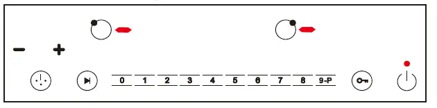 VEVOR XM-DX9 Electric Induction Cooktop Built-In Stove fig 3