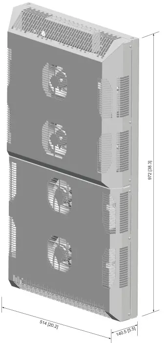 SEIFERT 6805303 2730 BTU Thermoelectric Cooler - Dimension