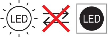 anslut 019902 LED Floodlight - SYMBOLS 3