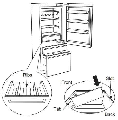 MONOGRAM ZIC303NPPII 30-Inch Integrated Customizable Refrigerator - fig 12