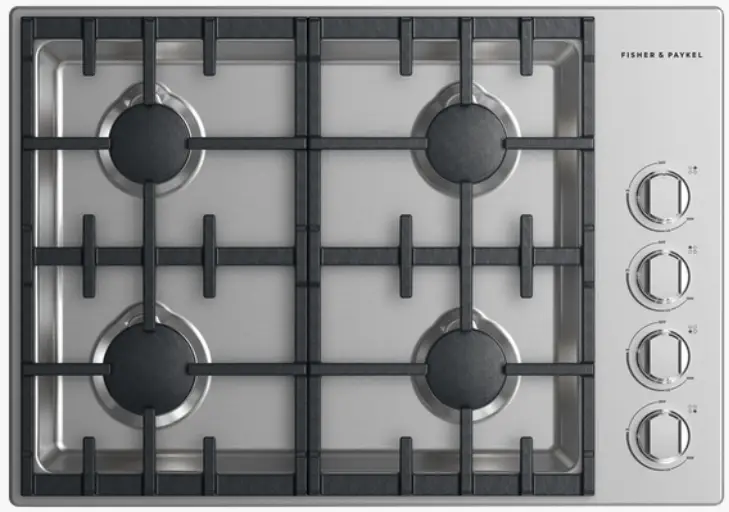 FISHER PAYKEL CDV2 304LN 30 Inch Gas Cooktop