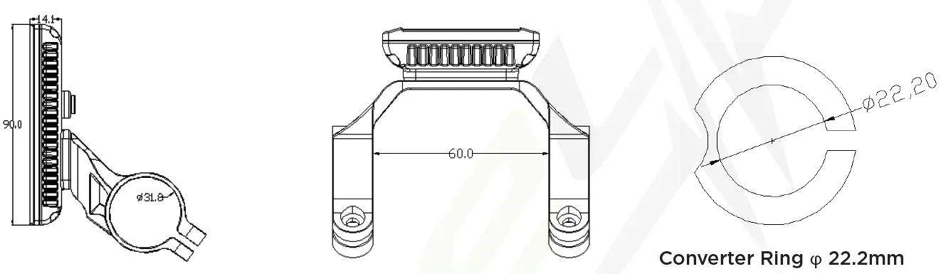 eBikeling S830 Waterproof LCD Display-2