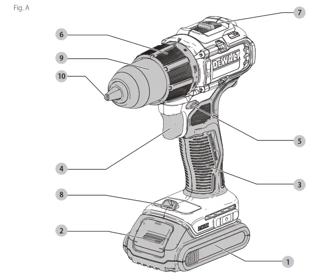 DEWALT DCD708 20V Max Brushless Cordless Drill Driver - FIg