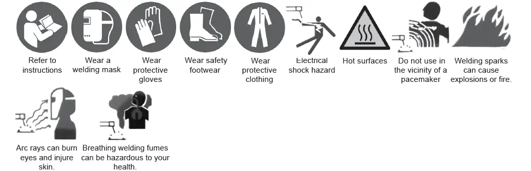 SEALEY TIG130 TIG-MMA Inverter Welder FIG 1