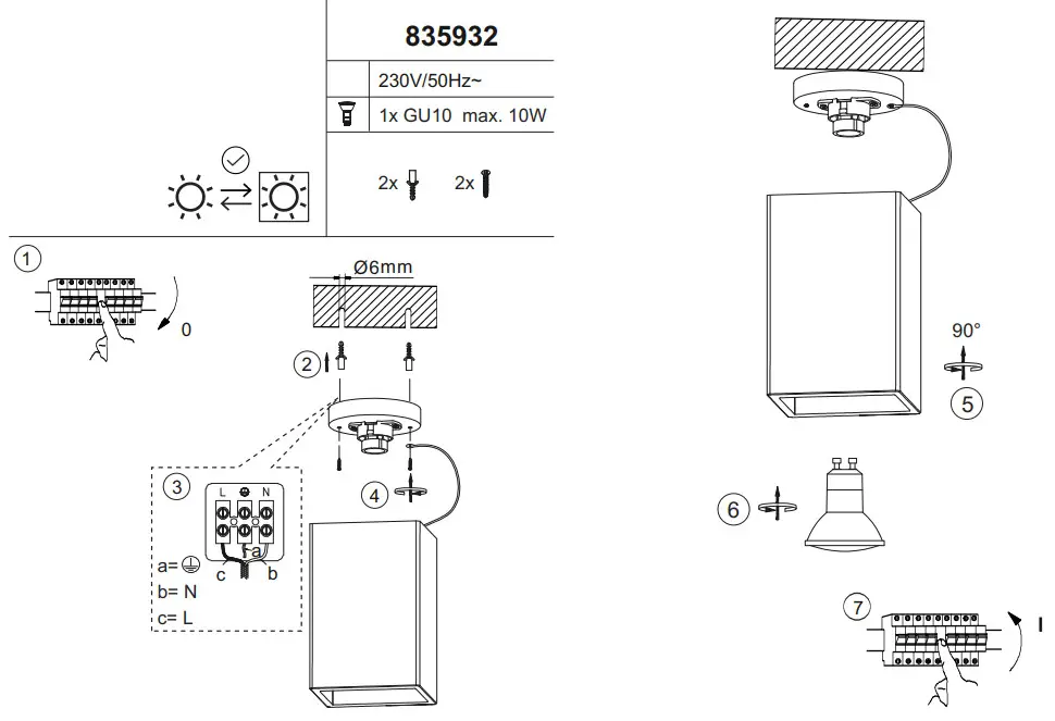 Paul Neuhaus 6161-22 ETON Industrial Spot Lights - Fig 1