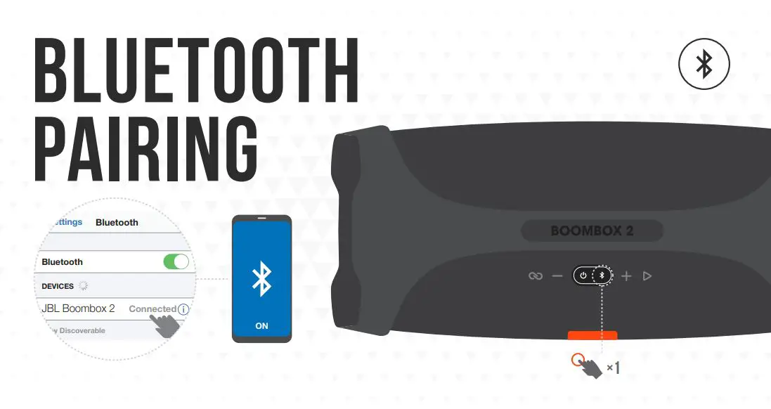 JBL Boombox 2 Speaker - Bluetooth pairing