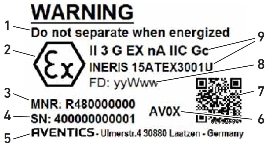 AVENTICS AV03 AV05 Valve system, ATEX certified - 2