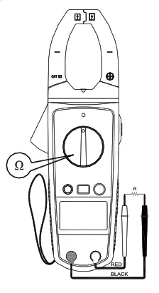 HTC INSTRUMENT CM-2046 Digital AC-DC Clamp Meter - paneal discription4