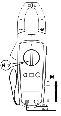 HTC INSTRUMENT CM-2046 Digital AC-DC Clamp Meter - paneal discription5