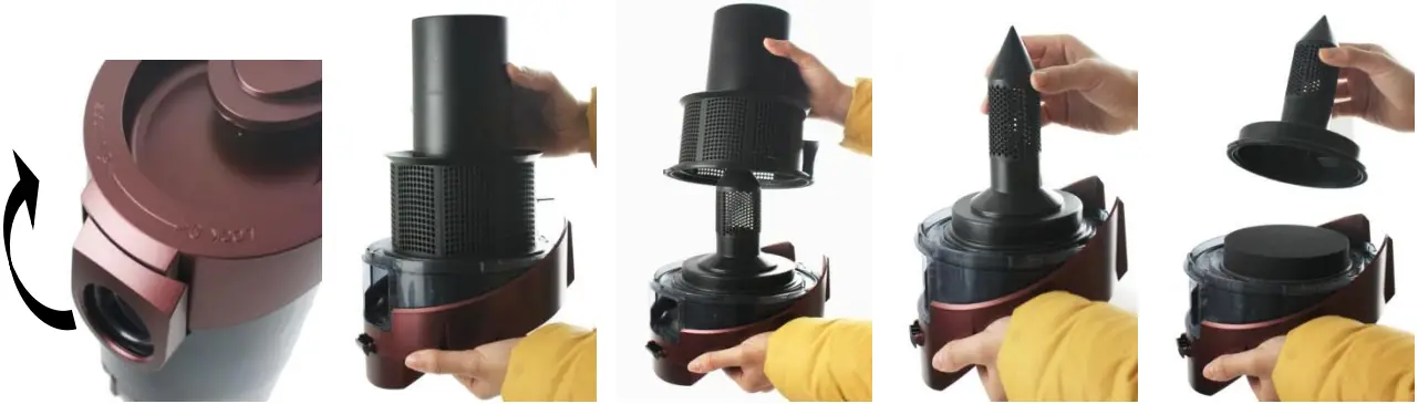 TurboTronic TT-CV04 Multi cyclone vacuum cleaner A04