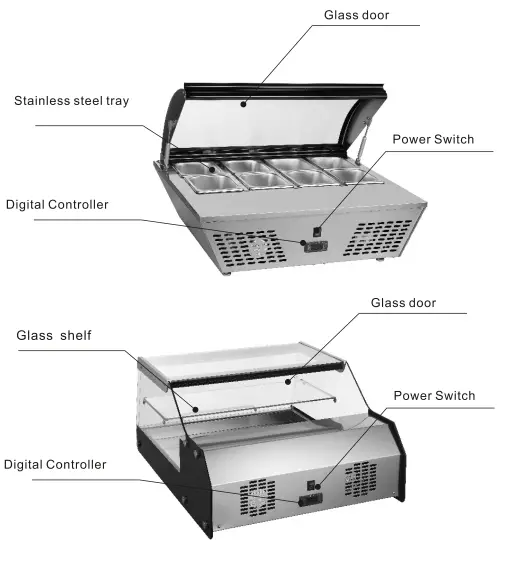 Adexa RTW-140L Desktop Refrigerator-1