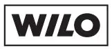 WILO 2046631 Circulation Pump Instruction Manual - Wilo Logo