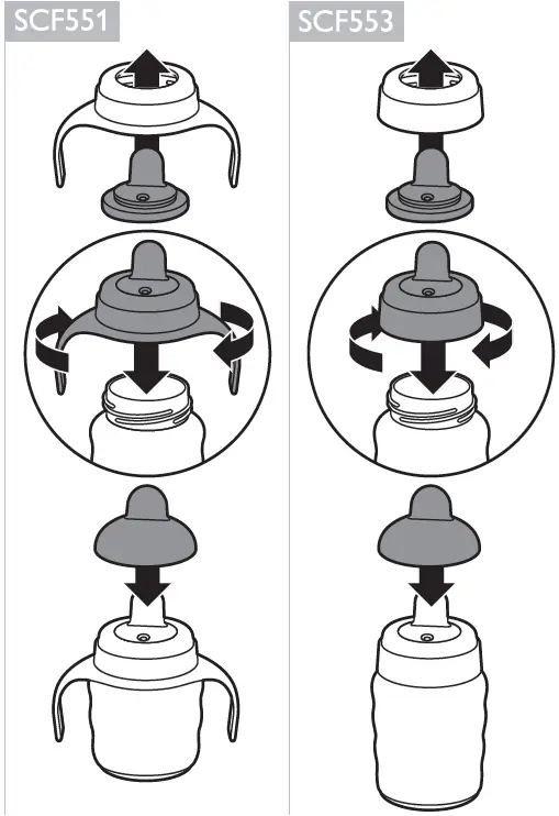 PHILIPS SCF551 Avent Classic Soft Spout Cup 01