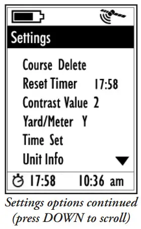 Bushnell 368100 Golf GPS - Course Delete