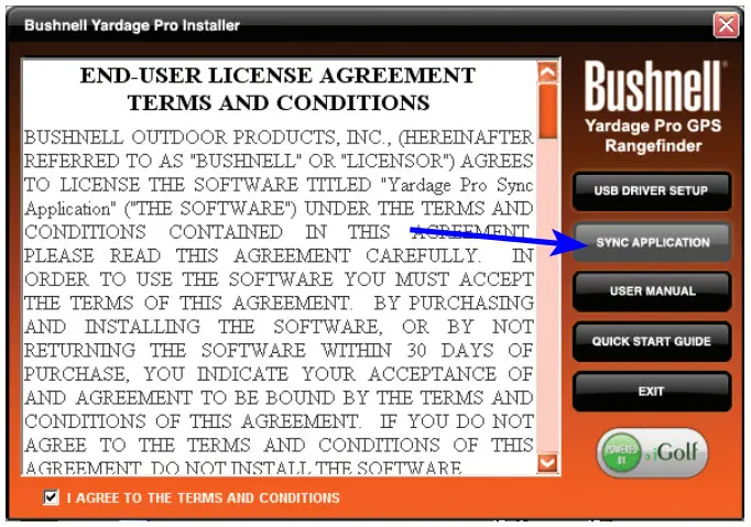 Bushnell 368100 Golf GPS - you connect it.