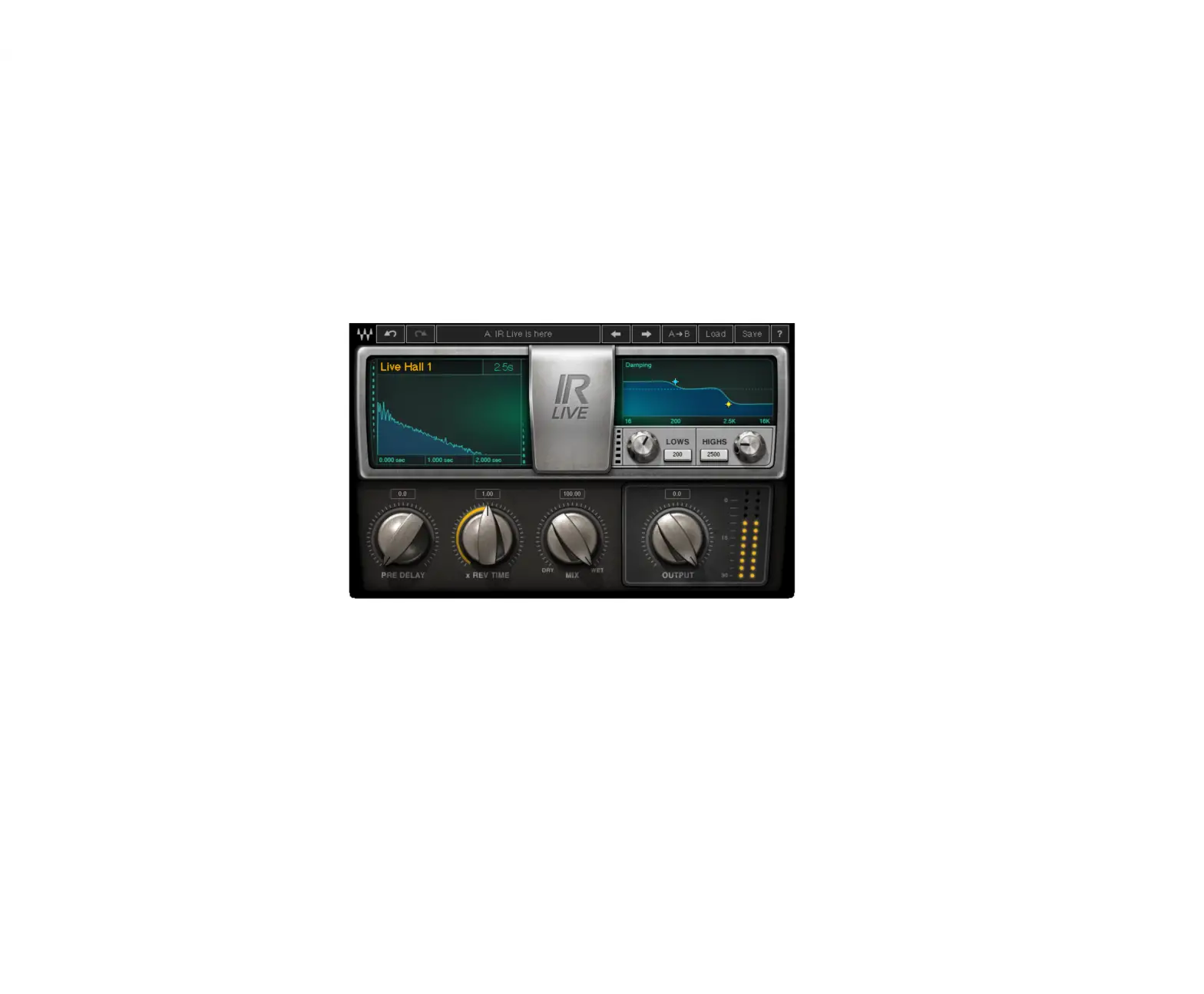 Waves R-live Convolution Reverb Plugin User Guide