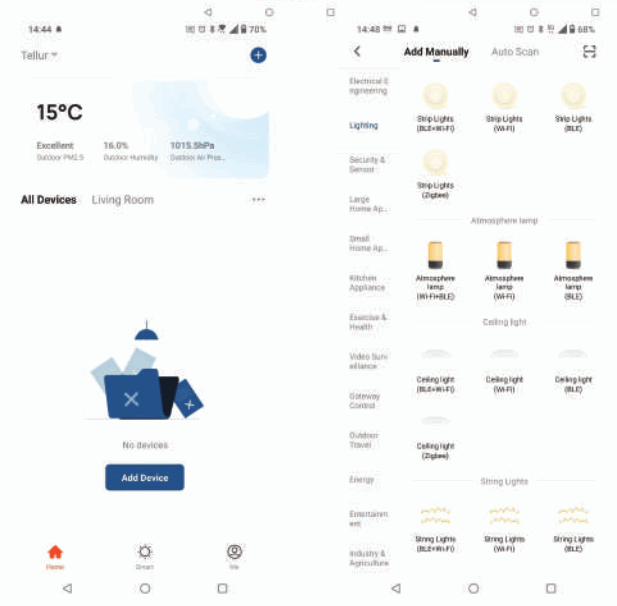 TELLUR TLL331131 Smart WiFi Ceiling Lamp - app1