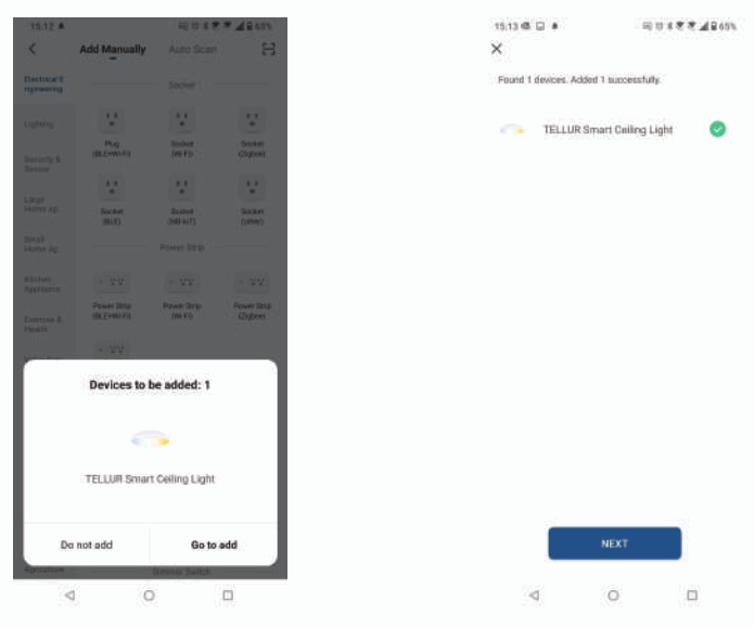 TELLUR TLL331131 Smart WiFi Ceiling Lamp - app2