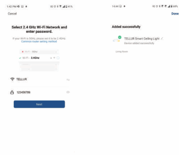 TELLUR TLL331131 Smart WiFi Ceiling Lamp - app3