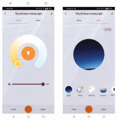 TELLUR TLL331131 Smart WiFi Ceiling Lamp - app4