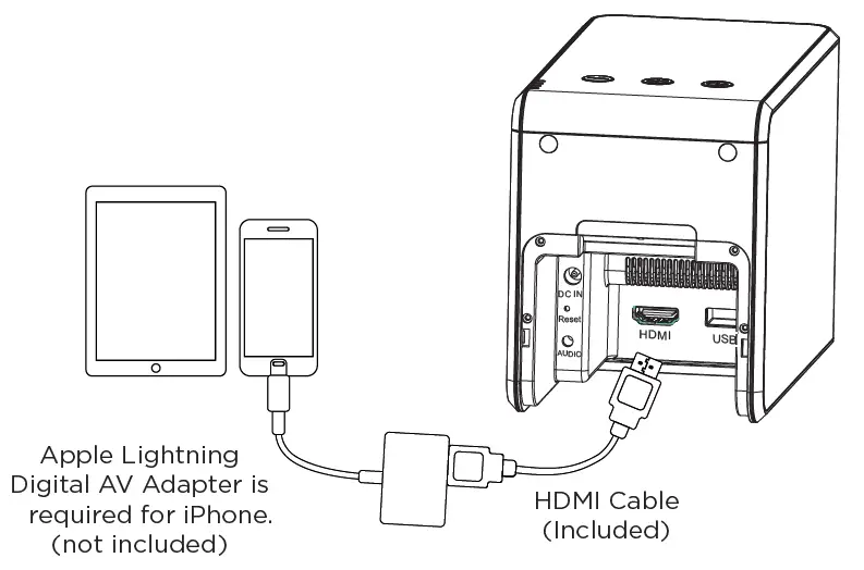 Miroir-M189-HD-Portable-Projector-fig-5