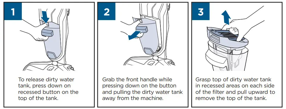 BISSELL 2225F CrossWave Pet Vacuum Cleaner Wash and Mop - Figure 12