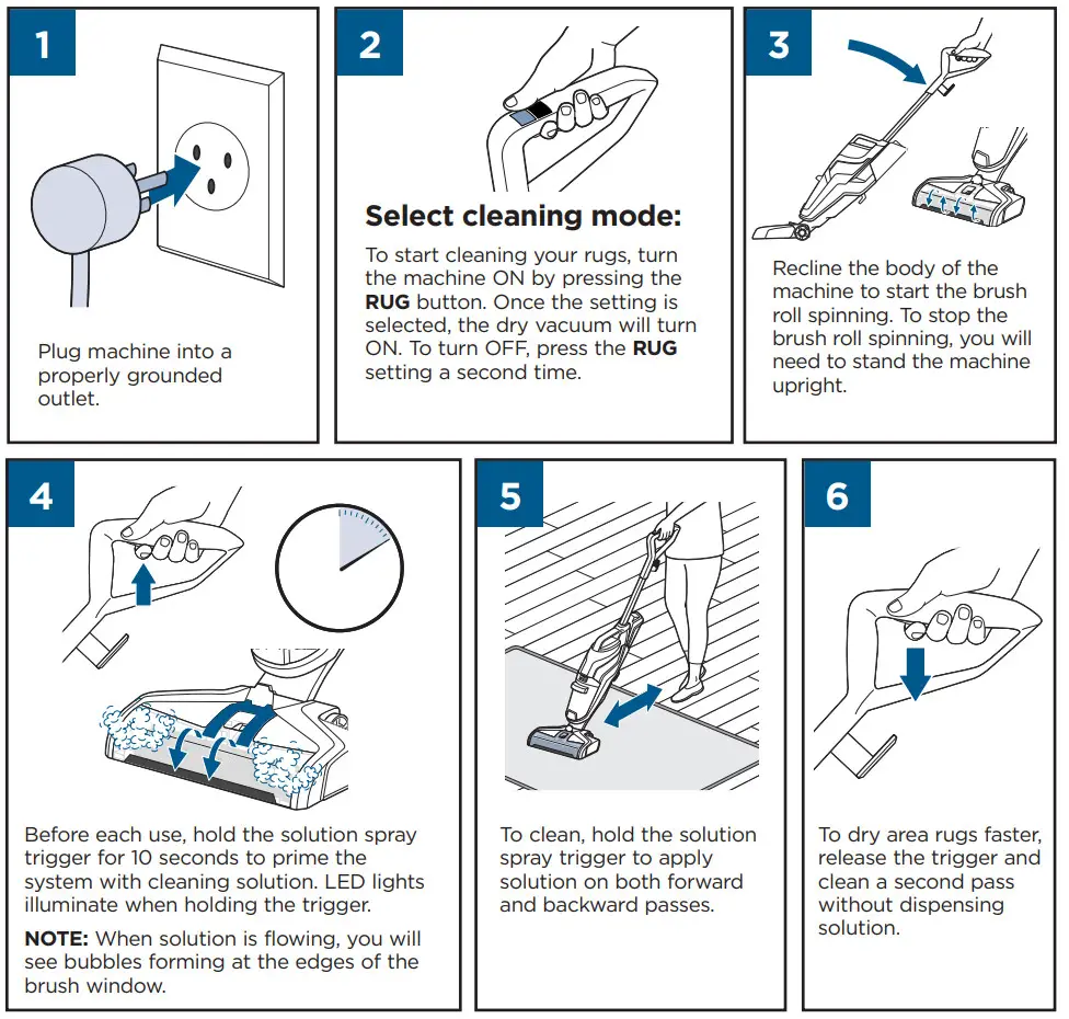 BISSELL 2225F CrossWave Pet Vacuum Cleaner Wash and Mop - Figure 7