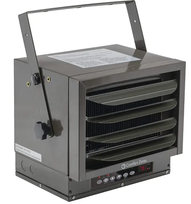 Comfort Zone CZ230ER 7,500-Watt, 240v Hard-Wired Digital Fan-Forced Ceiling Mount Heater