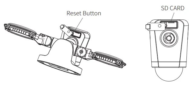 SANSI Smart Wireless Floodlight Camera - Micro SD card