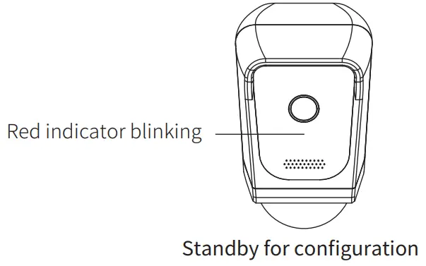 SANSI Smart Wireless Floodlight Camera - Standby for configuration