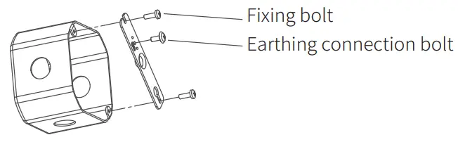 SANSI Smart Wireless Floodlight Camera - mounting plate
