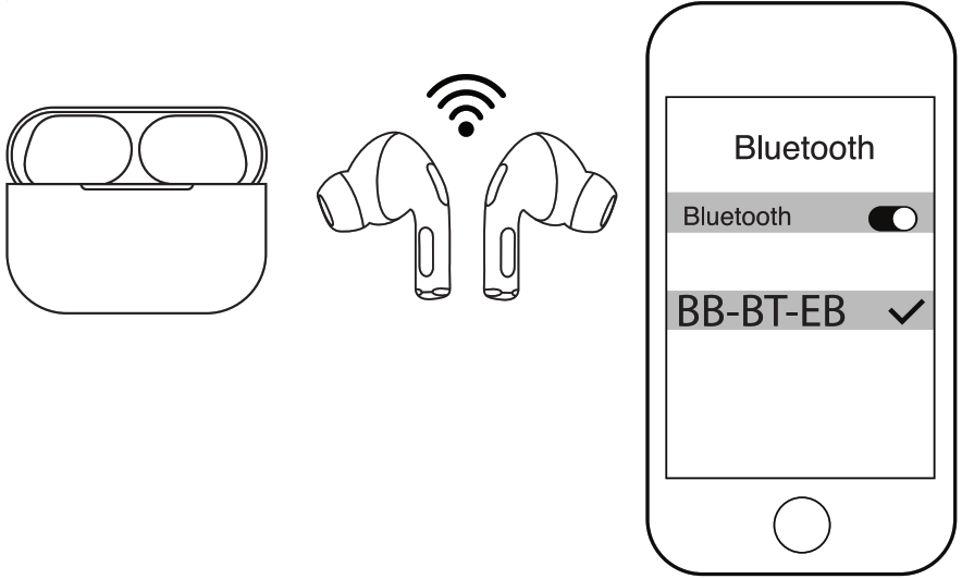 billboard Apple Airpod True Wireless Stereo Earbuds - connection