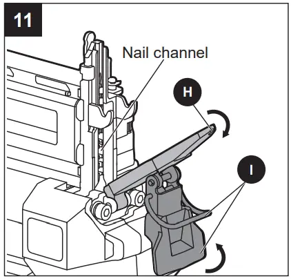 KOBALT 4913877 4965674 KNA 124B-03 18GA Brad Nailer-fig13