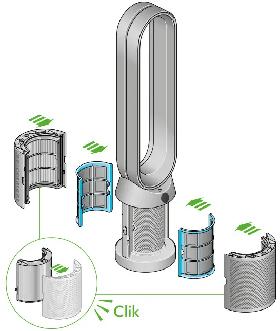 dyson TP07 Purifier Cool - Assembling 3