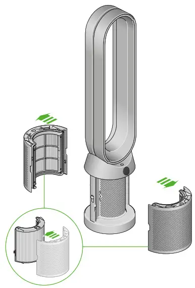 dyson TP07 Purifier Cool - HEPA+