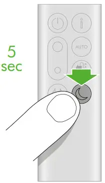 dyson TP07 Purifier Cool - Resetting