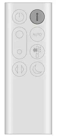 dyson TP07 Purifier Cool - menu