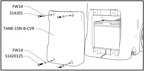 FIG 6 To Install battery
