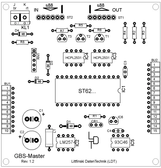Littfinski DatenTechnik 050222 Master Module for Decoder for Switchboard Lights-FIG3